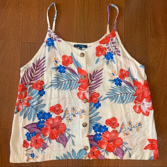 NWOT Kirious tropical floral tank - Picture 2 of 4